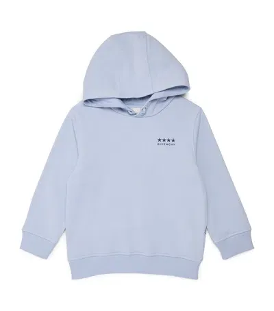 Givenchy Kids' Star Logo Hoodie In Blue