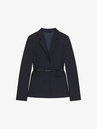 Givenchy Veste Voyou En Laine Et Mohair In Black