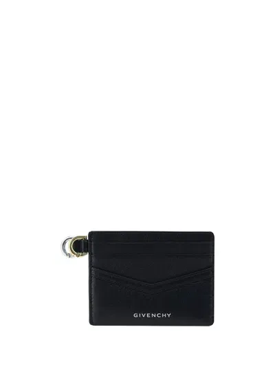 Givenchy Voyou 2x3 Cc.wallet In Black