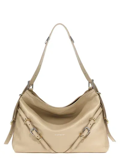 Givenchy Voyou Shoulder Bag In Beige