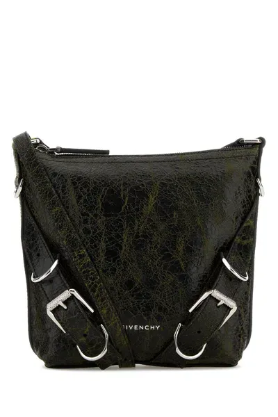 Givenchy Voyou Small Crossbody In Blackyellow