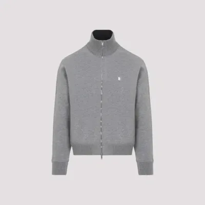 Givenchy Zip Through Sweatshirt L In Grey