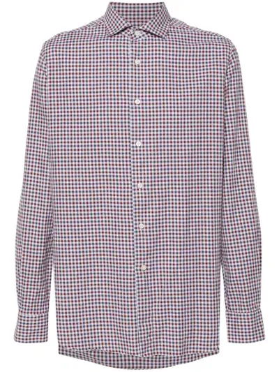 Glanshirt Checked Shirt In Black