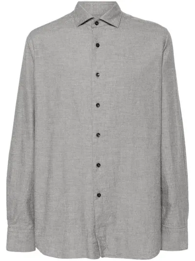 Glanshirt Cotton Shirt In Grey