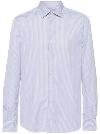 Glanshirt Striped Shirt In Blue