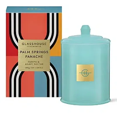 Glasshouse Fragrances Glasshouse Fragrance Palm Springs Panache Candle, 13.4 Oz. In Blue