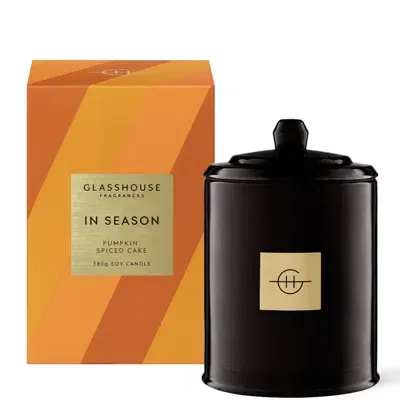 Glasshouse Fragrances Sugar Coated In Season Candle 13.4 oz In Black