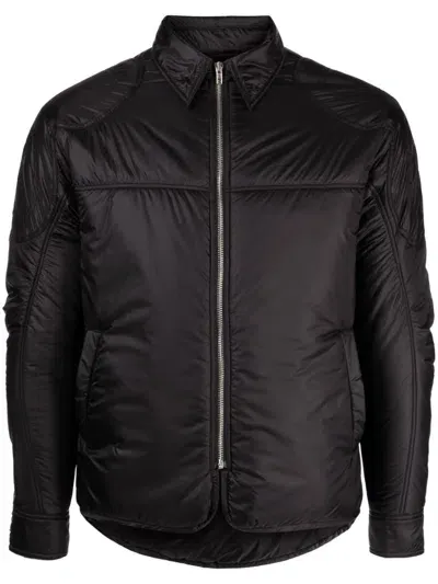 Gmbh Padded Shirt Jacket In Black