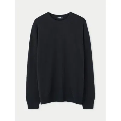 Gobi Cashmere Crew Neck Sweater In Black