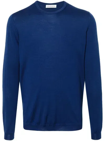 Goes Botanical Merino-wool Sweater In Blue