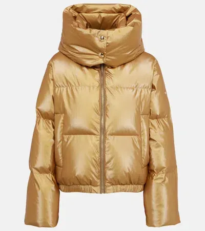 Goldbergh Océane Down Jacket In Gold