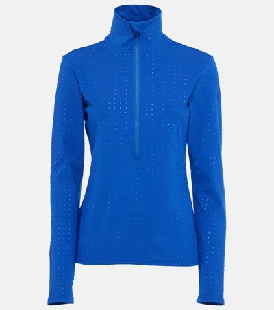 Goldbergh Spark Embellished Ski Top In Blue