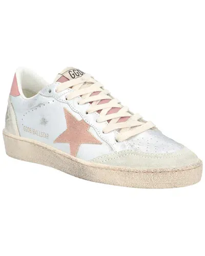 Golden Goose Ball Star Leather Sneaker In White