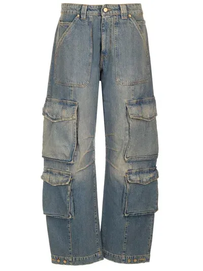 Golden Goose Balloon Shape Jeans In Blue