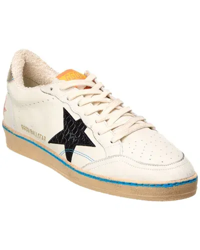 Golden Goose Ballstar Leather Sneaker In White