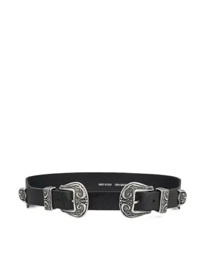 Golden Goose Belts In Black