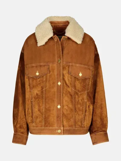 Golden Goose Brown Leather Jacket