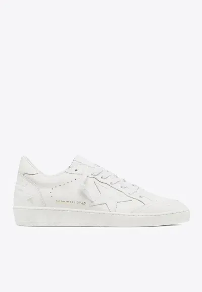 Golden Goose Db Ball Star Low-top Sneakers In Optic White