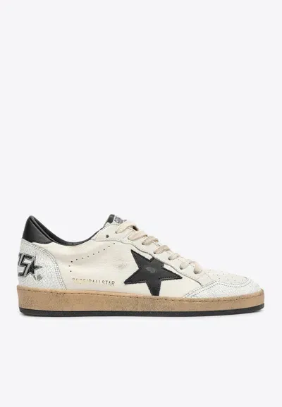 Golden Goose Db Ball Star Low-top Sneakers In White