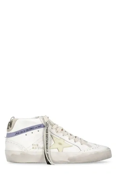 Golden Goose Deluxe Brand Mid Star Hi In White