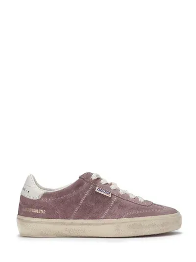 Golden Goose Soul-star Suede Upper Hf Leather Tongue Leather He In Purple