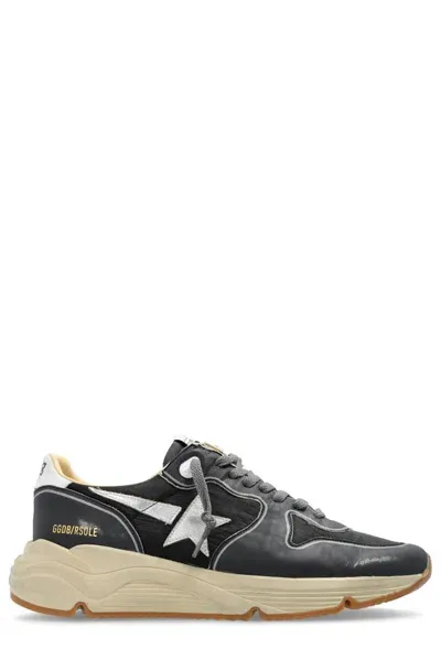 Golden Goose Deluxe Brand Star Patch Low In Navy