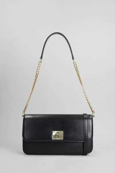 Golden Goose Gioia Shoulder Bag In Black Leather