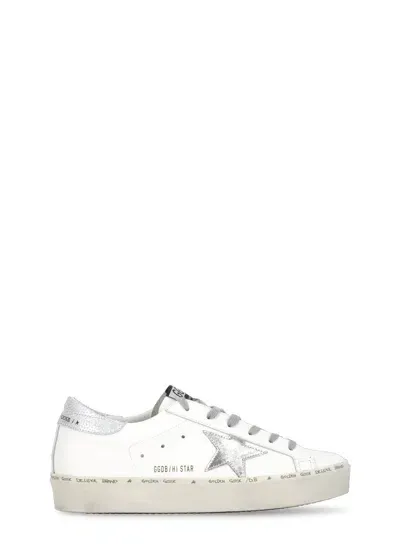 Golden Goose Hi Star Sneakers In White