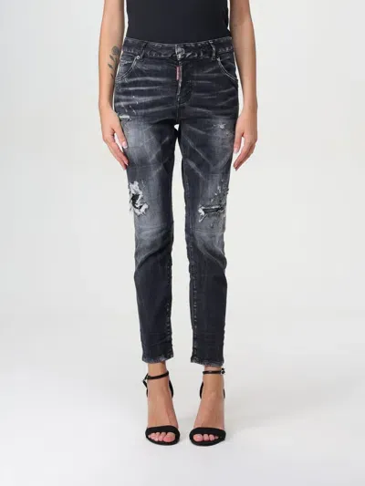 Golden Goose Jeans  Woman Color Black In Schwarz