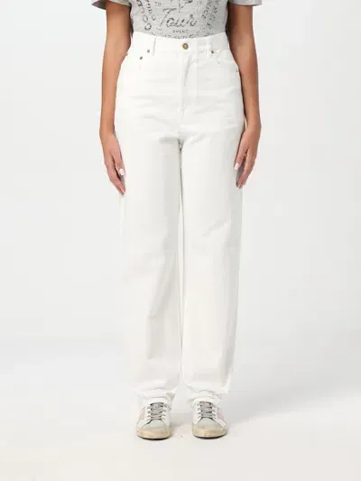 Golden Goose Jeans  Woman Color White In Weiss