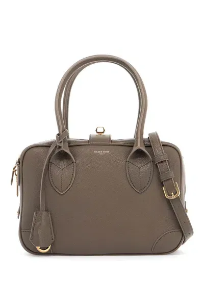 Golden Goose Leather Handbag For Everyday Use. In Neutrals