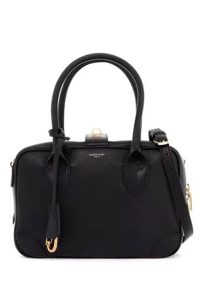 Golden Goose Logo Handbag In Black