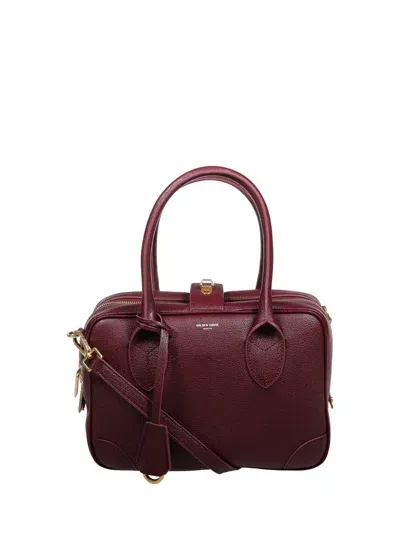 Golden Goose Logo Printed Tote Bag In Dark Red