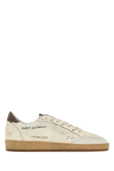 Golden Goose Multicolor Leather Ball Star Sneakers In White