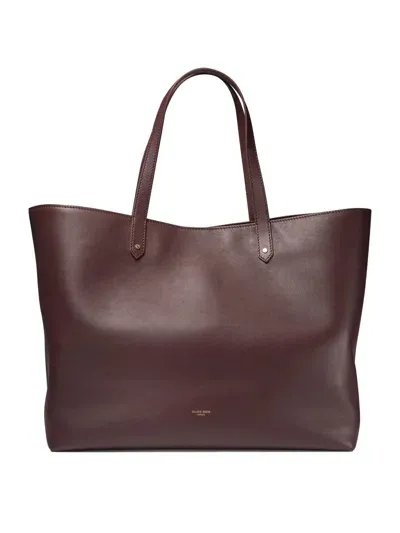 Golden Goose Pasadena Leather Tote Bag In Red