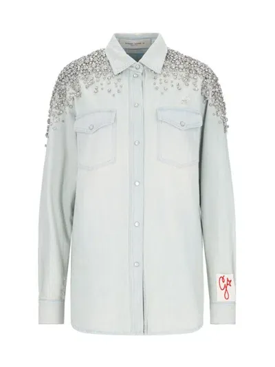 Golden Goose Shirts In Blue