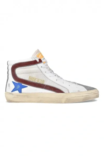 Golden Goose Slide Sneakers In White