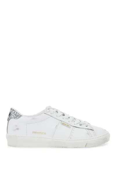 Golden Goose Smooth Leather Matchstar Sneakers In In White