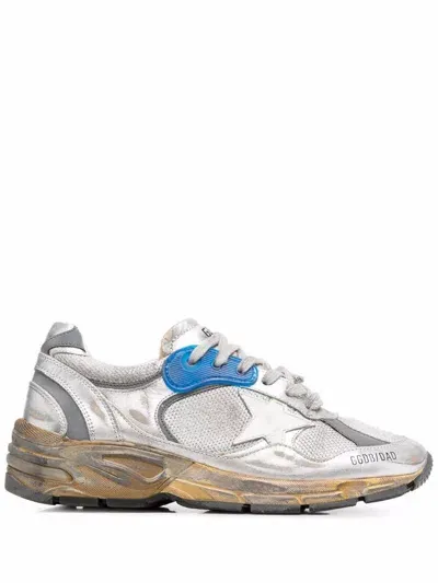 Golden Goose Sneakers In Silver