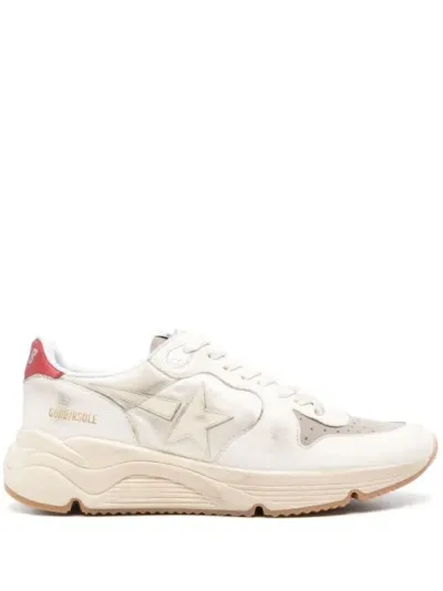 Golden Goose Sneakers Running Sole Beige In Neutrals