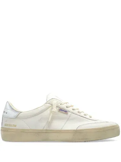 Golden Goose Soul-star Nappa Upper Leather Hf Tongue Laminated Heel Shoes In White