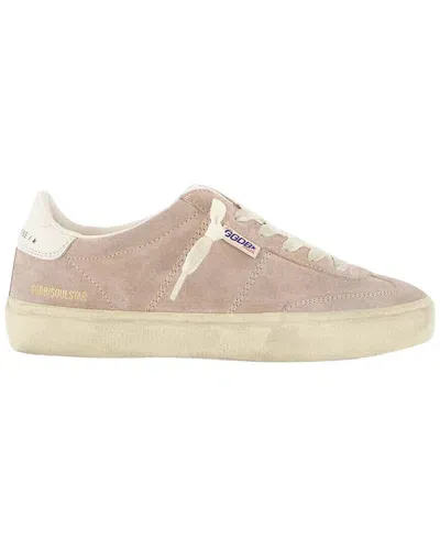 Golden Goose Soul Star Suede Low-top Sneakers In Pink