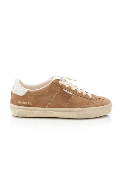 Golden Goose Soul-star Suede Sneakers In Tan