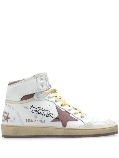 Golden Goose Star-patch Trainers In White