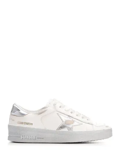 Golden Goose Deluxe Brand Logo Patch Lace In White