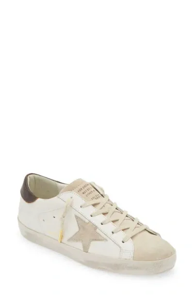 Golden Goose Super-star Low Top Sneaker In White/ice