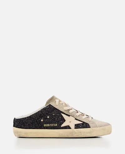 Golden Goose Super Star Sabot Sneaker In Black/ice/butter