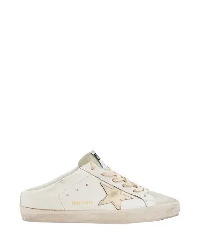 Golden Goose Super-star Sabot Sneakers In White