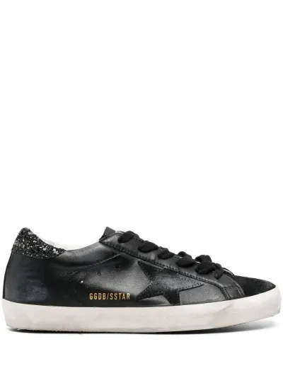 Golden Goose Super-star Sneakers In Black