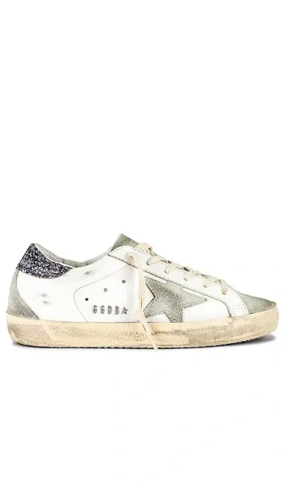 Golden Goose Superstar Sneaker In White  Ice  & Grey